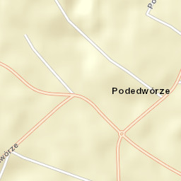 Podedwórze Street Map