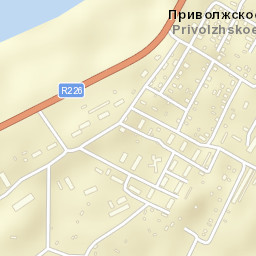 Privolzhskoye Street Map