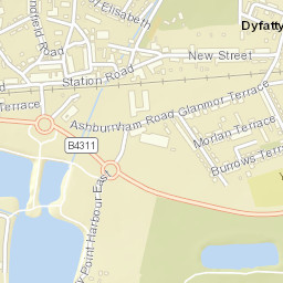 Burry Port Street Map