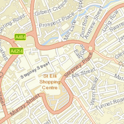 Llanelli Street Map