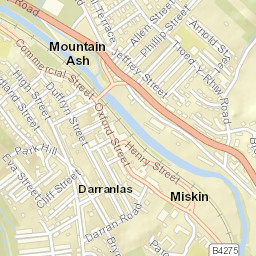 Mountain Ash Street Map