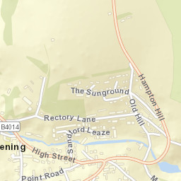 Avening Street Map