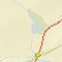 A429, Cirencester, Gloucestershire GL7, UK Street Map