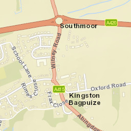 Faringdon Rd, Abingdon, Oxfordshire OX13, UK Street Map