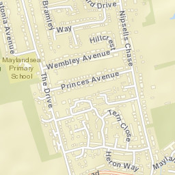 Mayland Street Map