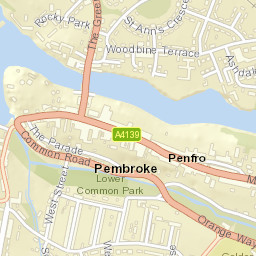 Pembroke Street Map