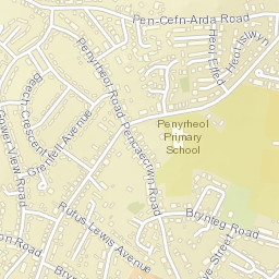 74 Brynteg Road, Gorseinon, Swansea SA4 Street Map