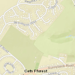 30 Heol Pit Y Ceilioood, Blackwood, Caerphilly Street Map