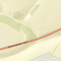 Haresdown Hill, Cirencester, Gloucestershire Street Map