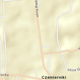 Czemierniki Street Map