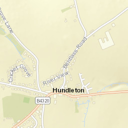 Hundleton Street Map