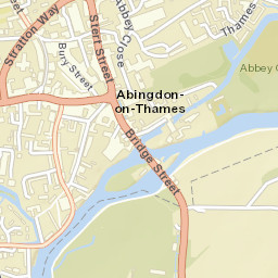Abingdon Street Map