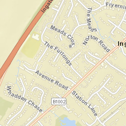 Ingatestone Street Map