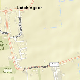 Latchingdon and Snoreham Street Map