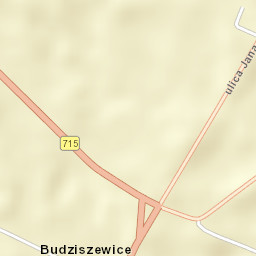 Budziszewice Street Map