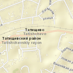 Tatishchevo Street Map