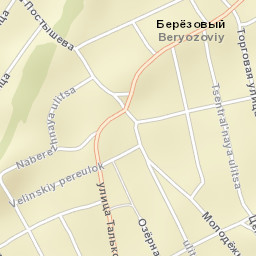 Berëzovyy Street Map
