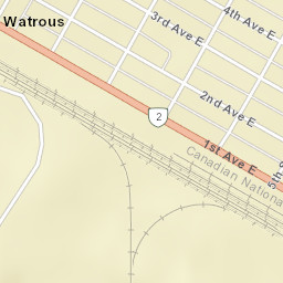 Watrous Street Map
