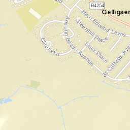 Gelligaer Street Map