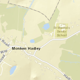 Hadley Green Rd, Barnet, Greater London EN5, UK Street Map