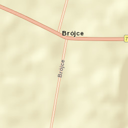 Brójce Street Map