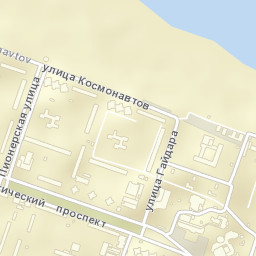 Kurchatov Street Map