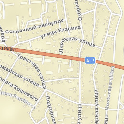 Slyudyanka Street Map