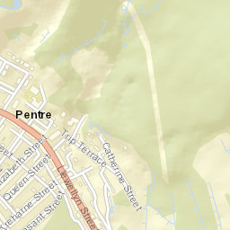 Pentre Street Map
