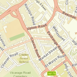 Watford Street Map
