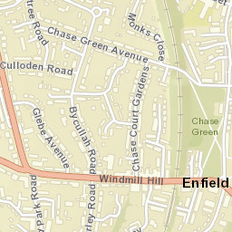 4 Windmill Hill, Enfield, Greater London EN2 Street Map