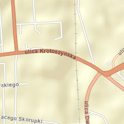 Ostrów Wielkopolski Street Map