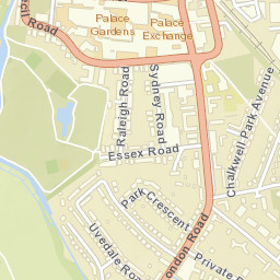 Enfield Town Street Map