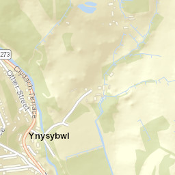 Ynysybwl Street Map