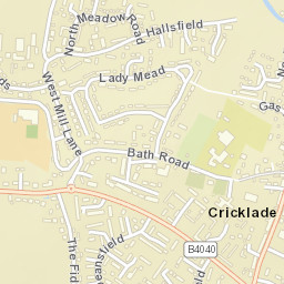 Cricklade Street Map