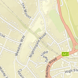 Rickmansworth Street Map