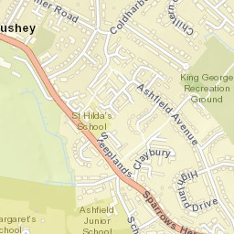 Bushey Street Map