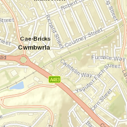 73 Pentregethin Road, Cwmbwrla, Swansea Street Map