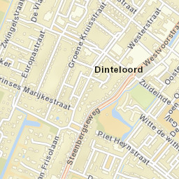 Dinteloord Street Map
