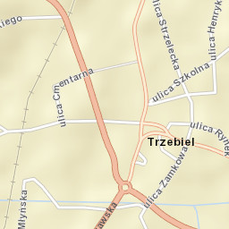 Trzebiel Street Map