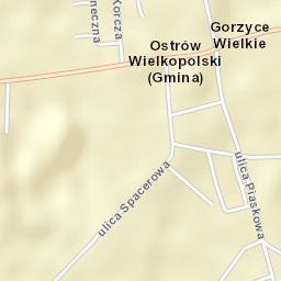 Gorzyce Wielkie Street Map