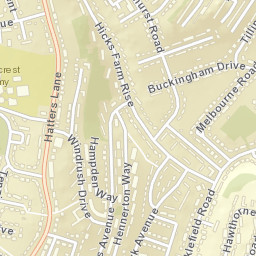 73-85 Hatter's Ln, High Wycombe, Buckinghamshire HP13, UK Street Map