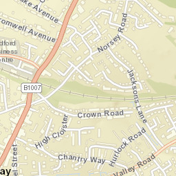 Billericay Street Map