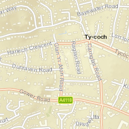 12-14 Bayswater Road, Sketty, Swansea Street Map