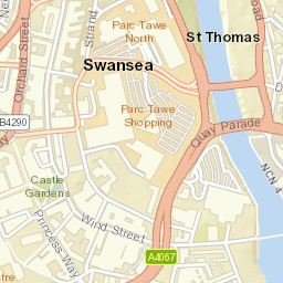 Swansea Street Map