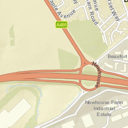 Wye Valley Link Road, Chepstow, Monmouthshire NP16, UK Street Map