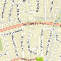  Edgware, Greater London HA8 9TY, UK Street Map