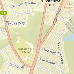 Buckhurst Hill Street Map