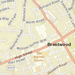 Brentwood Street Map