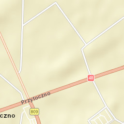 Przytoczno Street Map