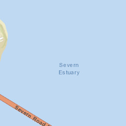 Severn Bridge, Gloucestershire, UK Street Map